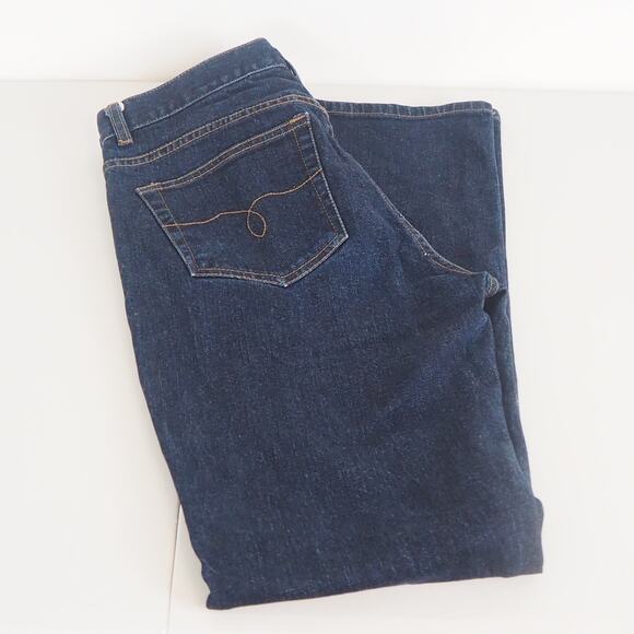 Lauren Ralph Lauren Bootcut Jeans Women's Size 4 Blue Mid Rise Stretch - Picture 1 of 9